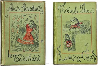 1901 ALICE IN WONDERLAND Child 1st Book RARE EDITION Through THE LOOKING GLASS - Image 1 of 4