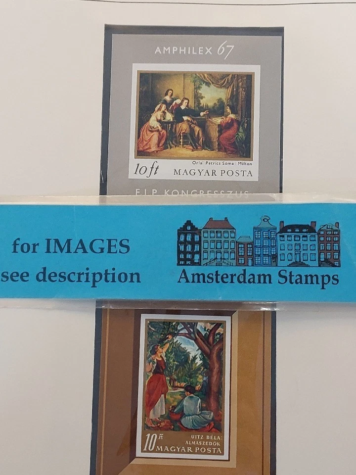 Hungary 1967-1978 very fine MNH IMPERF!! Collection sheets High Cat Value TOP! - Image 1 of 1