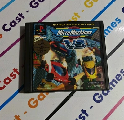 MICROMACHINES V3 SONY PS1 VERSIONE PAL EU COMPLETO PLAYSTATION 1 QUASI NUOVO  - Photo 1/4