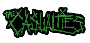 The Casualties Patch, The Casualties Iron On Embroidered Band Patch, Punk Rock - Picture 1 of 1