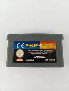 Shark Tale / Shrek 2 Nintendo Game Boy Advance / Gameboy EUR - Imagen 1 de 2