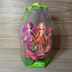 BARBIE - FAIRYTOPIA PETAL PIXIES TAFFEE & AIRIE RARE NRFB - Picture 1 of 5