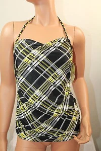 Hobie Beach Swimsuit Tankini Multi Color pineapple Sz Medium NWT - Picture 1 of 5