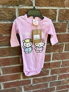 Sanrio Hello Kitty One Piece Bodysuit Baby Girls Size 0-3Months pink NWT - Picture 1 of 5