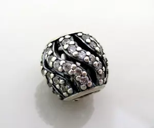 Authentic Pandora Winter Wisp CZ Charm Bead #791197CZ - Picture 1 of 4
