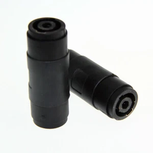 2 Pcs 4-Pin Pole Female To Female Speakon Coupler Adapter Audio Cable Connector - Picture 1 of 5