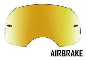 GOGGLE-SHOP GOLD MIRROR LENS to fit OAKLEY AIRBRAKE MOTOCROSS GOGGLES - Picture 1 of 2