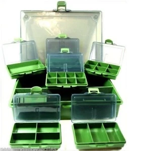 Fishing Tackle Bit Box System for hooks swivels rigs shot etc 6 + 1 - Picture 1 of 1