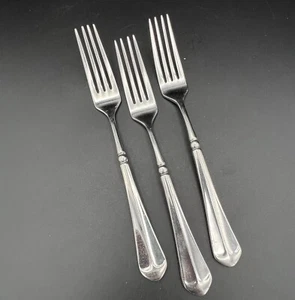 Mikasa FRENCH COUNTRYSIDE 3 Dinner Forks Stainless Steel Flatware Glossy - Picture 1 of 4