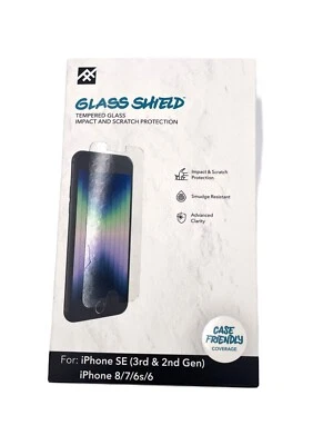 iFrogz Glass Shield Screen Protector Apple iPhone SE (3rd & 2nd Gen), 8/7/6/6s - Image 1 of 4