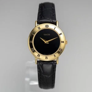 Gucci Ladies Gold-Plated Steel GG Quartz Vintage Women Mini Watch 25 mm - Picture 1 of 11