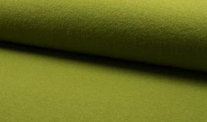 Luxury 100% Boiled Wool Fabric Material – KIWI - Picture 1 of 1