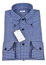 NEW Fralbo Napoli handmade cotton shirt 39 US 15.5 DR normal fit check