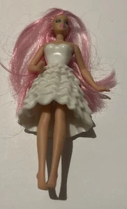 Barbie Fairy Secret im weißen Kleid 5" Modepuppe McDonalds Mattel 2011 Kunststoff - Bild 1 von 3