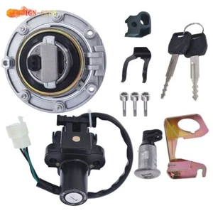 For Honda CBR600F4/F4i 2001-2006 Ignition Switch Fuel Gas Cap Seat Lock Key Set - Foto 1 di 6