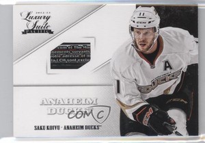 2012-13 Panini Rookie Anthology Luxury Suite Memorabilia Saku Koivu #38