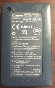 GENUINE CANON CHARGER MODEL: CB-2LVE IN USED CONDITION WITH FREE UK POSTAGE - Picture 1 of 2