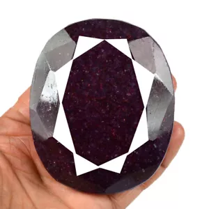 2479.80 Cts Natural Certified Earth Mined Red Ruby Oval Shape Loose Gemstone - Picture 1 of 4