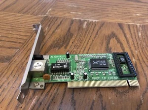 Asound AL100-R2 Ethernet 10/100 PCI Card Realtek 8139 Chipset - Picture 1 of 5