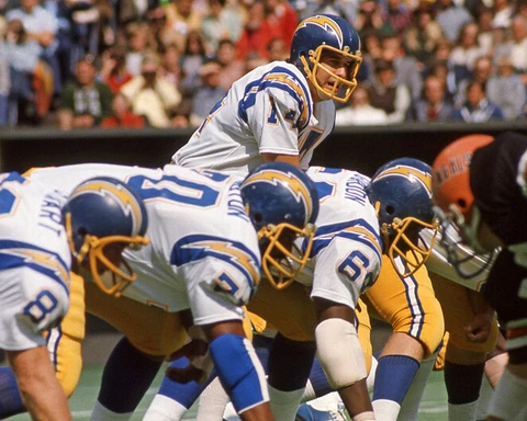 1974 San Diego Chargers DAN FOUTS 8x10 Photo Football Print Glossy Poster HOF 93 Cover