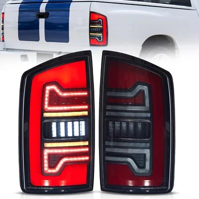 Luces traseras LED VLAND Dodge Ram para 2002-06 1500 2500 3500 con animación de arranque Foto 1 de 4