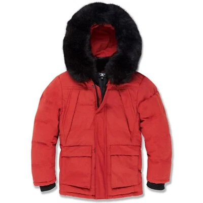 Jordan Craig Bismarck Fur Lined Parka Kids' Jacket Red 91537B-RED - Image 1 of 2