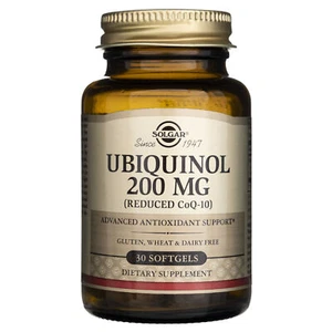 Solgar Ubiquinol 200 mg - 30 capsules - Picture 1 of 5