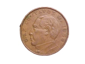 1966 Mexico 10 Centavos KM# 433 - Very Nice High Grade Circ! -c3955xux - Picture 1 of 2