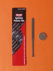 IGNITION POINTS & ELECTRICAL FILE 8mm x 140mm famous TOLEDO BRAND est'd 1948 - Foto 1 di 1