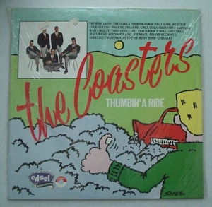 THE COASTERS Thumbin' A Ride EDSEL 1985 R&B SEALED LP UK - Picture 1 of 4