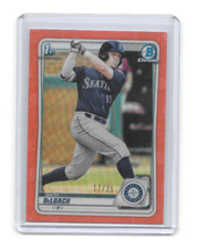 Zach DeLoach 2020 Bowman Chrome Draft Orange Refractor 17/25