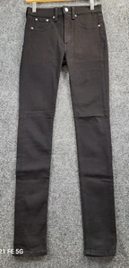 rag & bone Nina Denim Jeans Womens 27x31 Black Skinny High Rise Classic Stretch - Picture 1 of 13