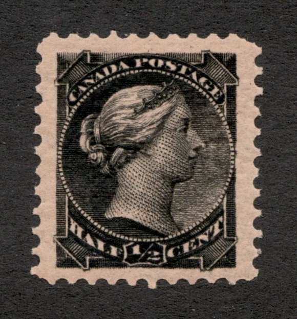 1882 Canada Sc# 34 - ½¢ "Small" Queen Victoria -  MNH   - Image 1 of 1