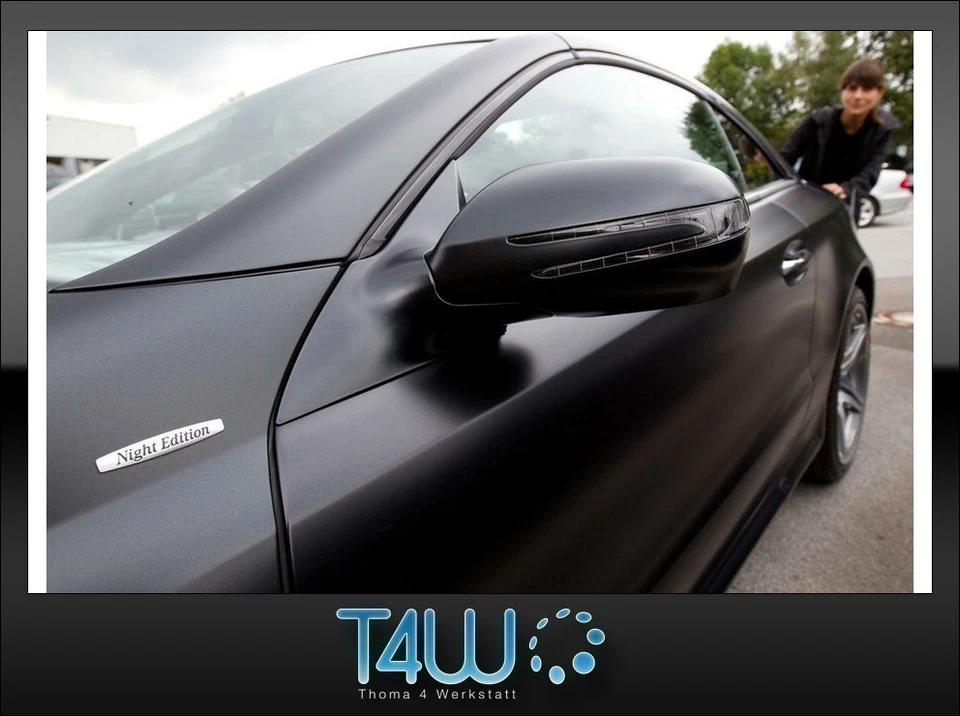 T4W 2K Paint DEEP BLACK semi mat RAL 9005 automotive autolack varnish / 1L - Image 1 of 1