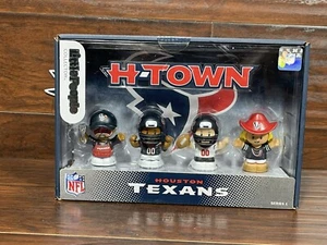 Collezione giocattoli Houston Texans Little People NFL Fisher Price nuovo 2022 H-Town - Foto 1 di 6