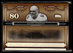 2006 NATIONAL TREASURES BASE /125 STEVE LARGENT SEAHAWKS - Picture 1 of 1