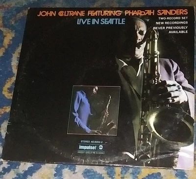 LIVE IN SEATTLE  JOHN COLTRANE feat PHAROAH SANDERS 1971 IMPULSE! 2XLP AS-9202-2 - Image 1 of 4