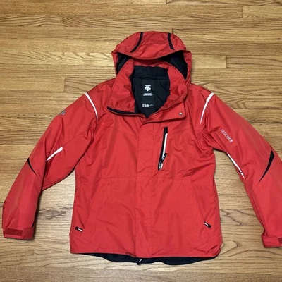 Descente Mens Red Airdrive ski Jacket Black Trim New Condition - Image 1 of 4