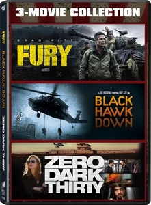 Black Hawk down / Fury / Zero Dark Thirty - Set (DVD) Brad Pitt (US IMPORT) - Picture 1 of 1