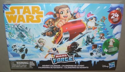 Star Wars Advent Calendar - 24 Micro Force figures - SEALED Hasbro 2018 - Image 1 of 2