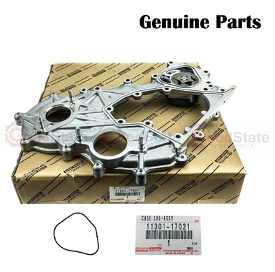 Genuine LandCruiser 80 Series 1HD T 1HZ Timing Gear Cover Case Oil Pump w Seal - Image 1 of 4