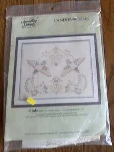 Vintage Candamar Something Special Candlewicking Kit Bird 80187 - Picture 1 of 4