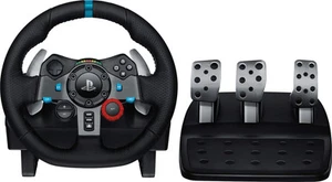 Logitech - G29 Driving Force Racing Wheel and Floor Pedals for PS5, PS4, PC, ... - Picture 1 of 6