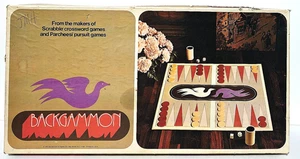 Backgammon - Selchow & Righter - Board Game - Vintage 1975  - Picture 1 of 8