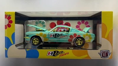 M2 Machines 1966 Ford Mustang Fastback 2+2 CHASE R103 Hurst Power Flowers New - Image 1 of 4