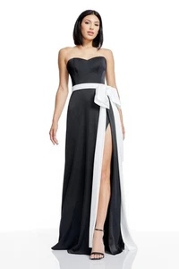 Abito The Population donna Athene senza spalline abito con fiocco taglia M $288 - Foto 1 di 9