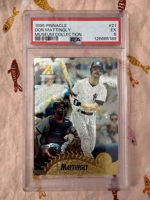 Pinnacle 1995 - Don Mattingly #21 colección del museo PSA 5 Foto 1 de 2