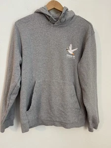 Adidas Adventure Heather Gray Hoodie Men’s Large Pullover Logo Geese Team Crew - Picture 1 of 8