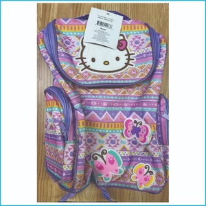 Hello Kitty Kinder Rucksack, rosa & lila, Schmetterling Design, Schultasche - Bild 1 von 13