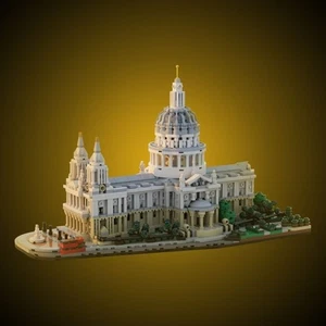 Saint Paul's Cathedral MOC Modular Building Blocks Set 2148pcs Toy Gift Model - Picture 1 of 9